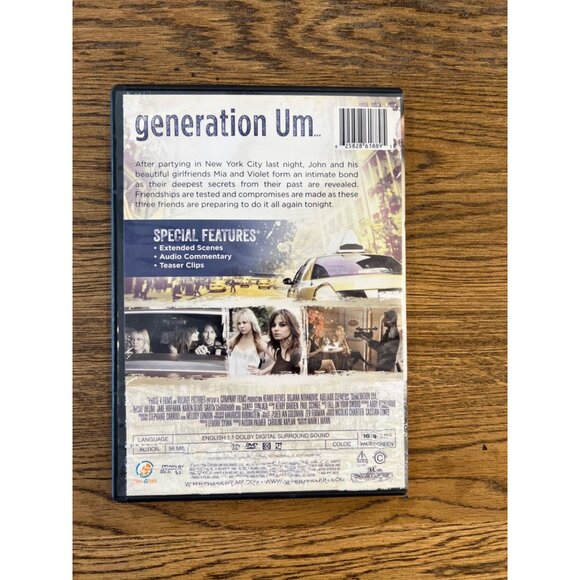 "Generation Um." DVD Keanu Reeves Drama Film With Extended Scenes - Picture 3 of 3